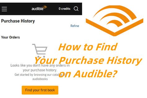 audible purchase history